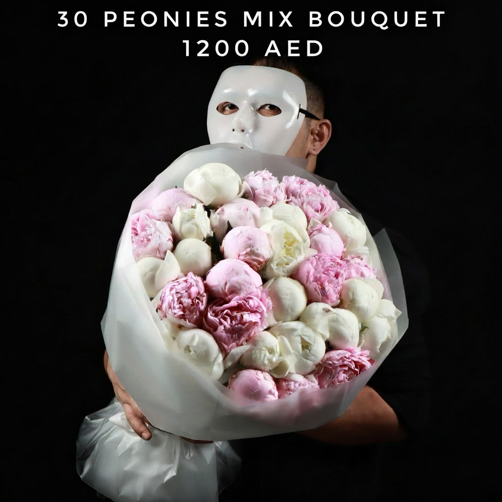 30 Peonies Mix Bouquet Main image