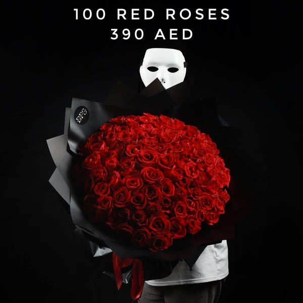 100 Red Roses Bouquet 2