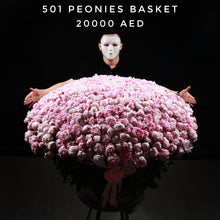 501 Peonies Basket