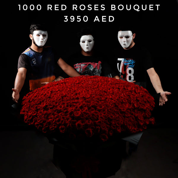 1000 Red Roses Bouquet