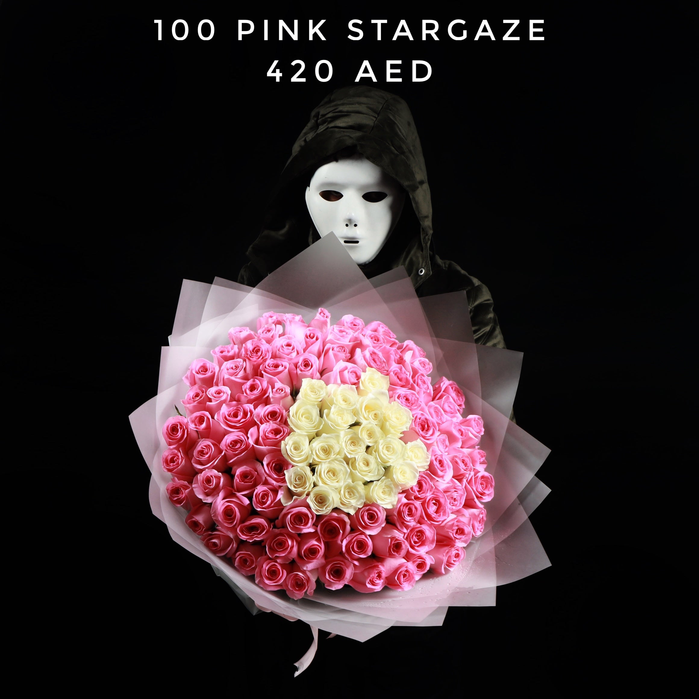 100 Pink Stargaze Bouquet Main image