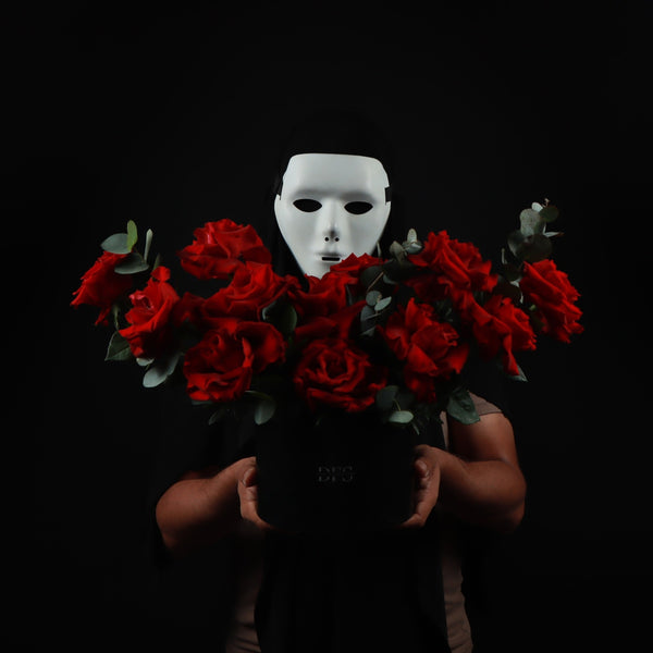 Red French Roses Box Medium