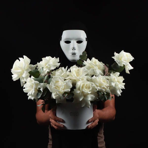 White French Roses Box Medium