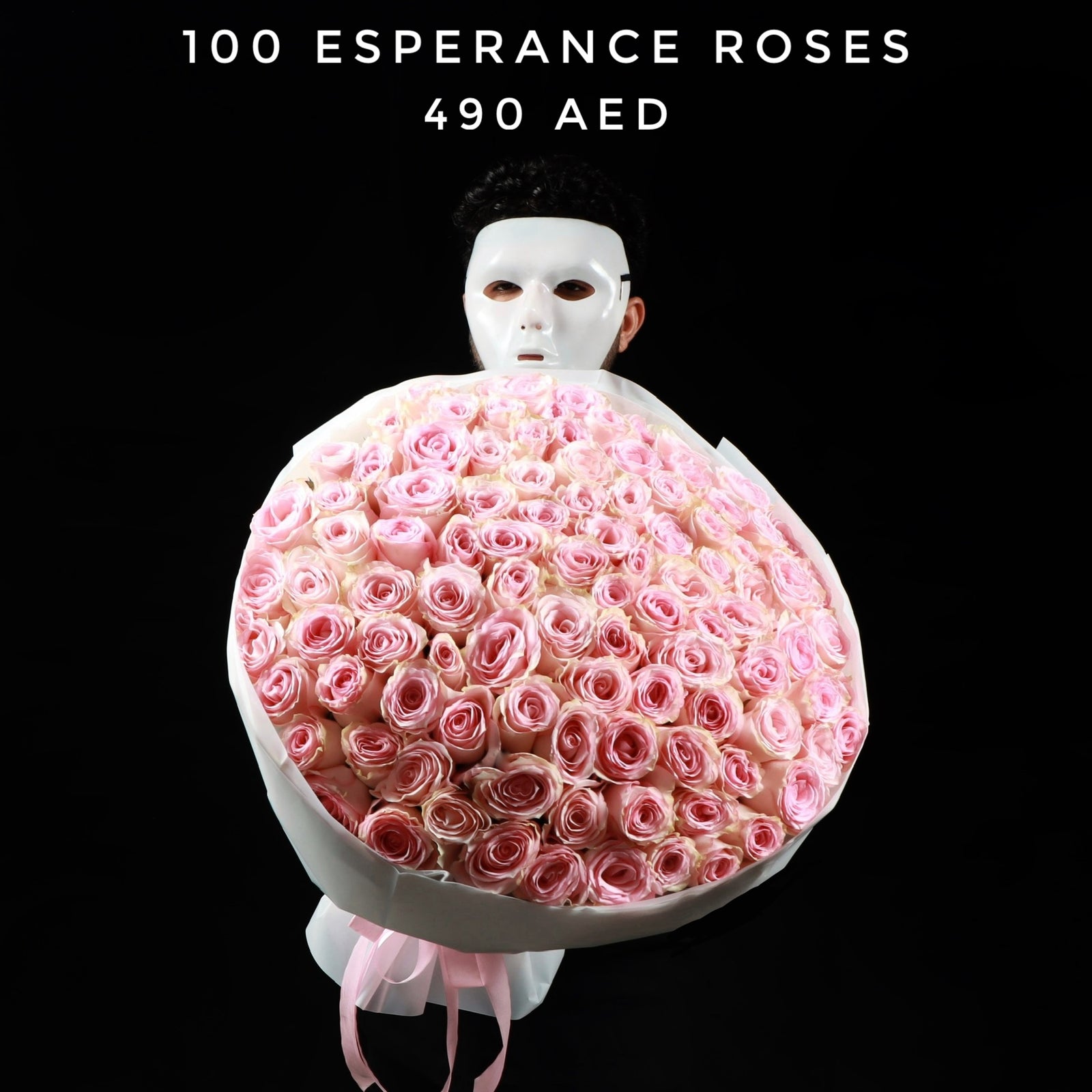 100 Esperance Roses Bouquet Round
