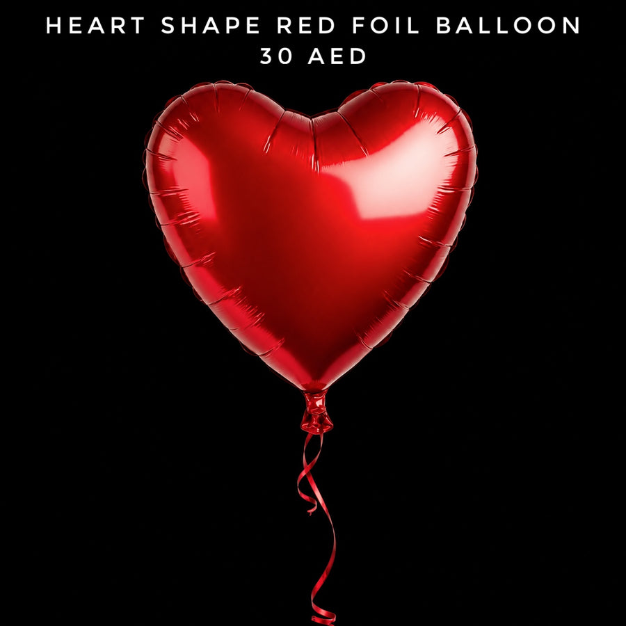 Heart Shape Red Foil Balloon