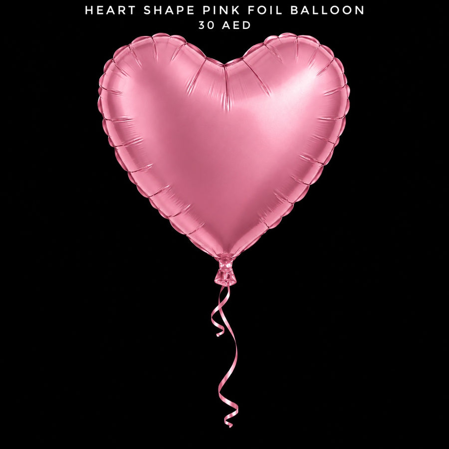 Heart Shape Pink Foil Balloon