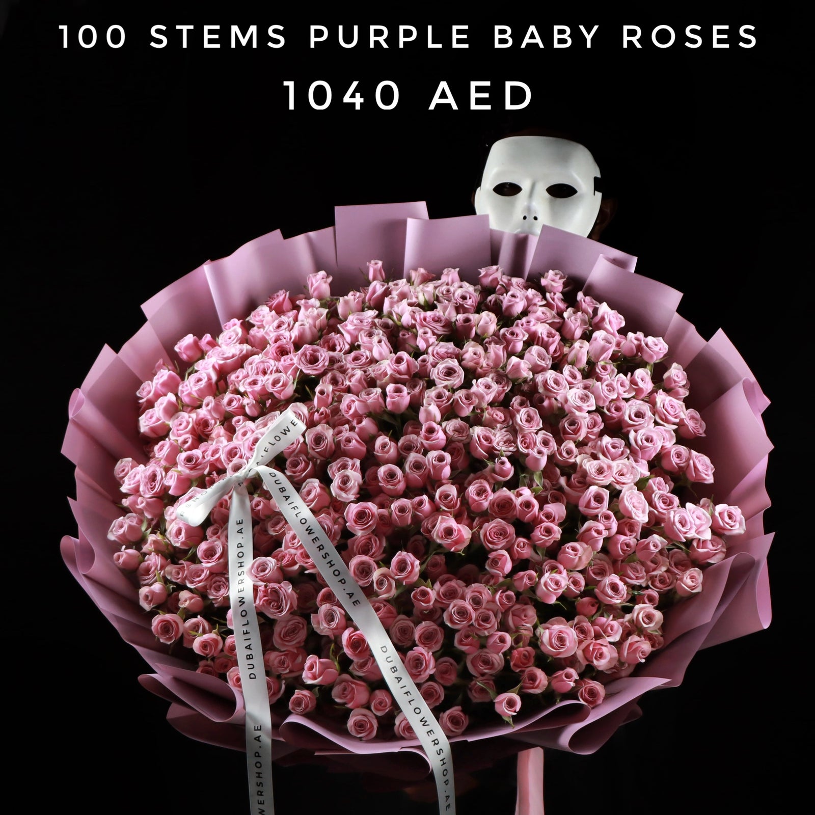 100 Stems Purple Baby Roses