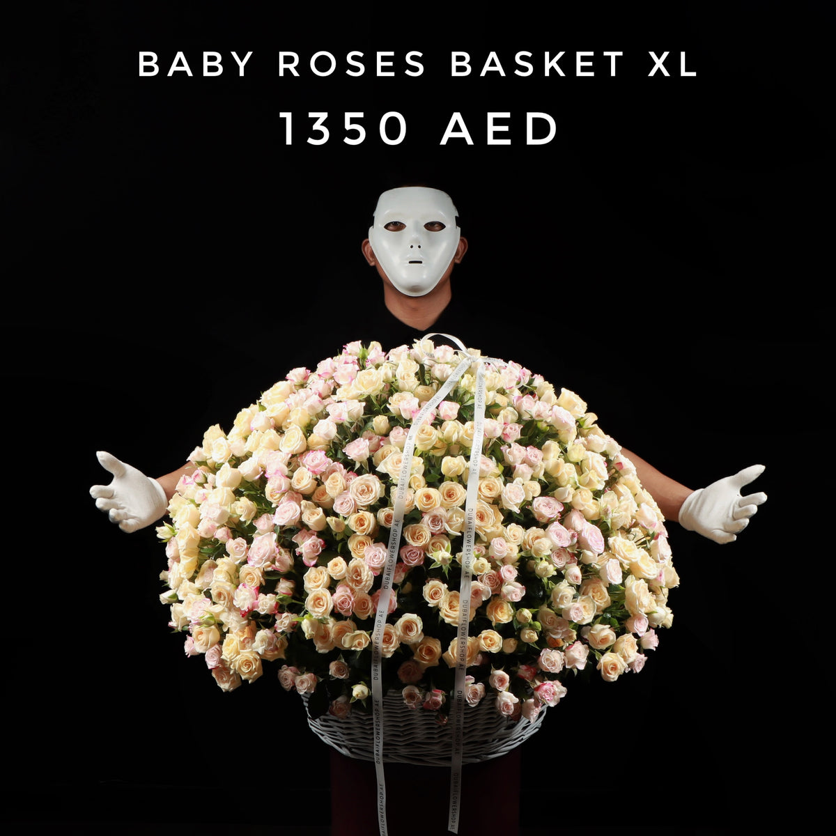 Baby Roses Basket XL