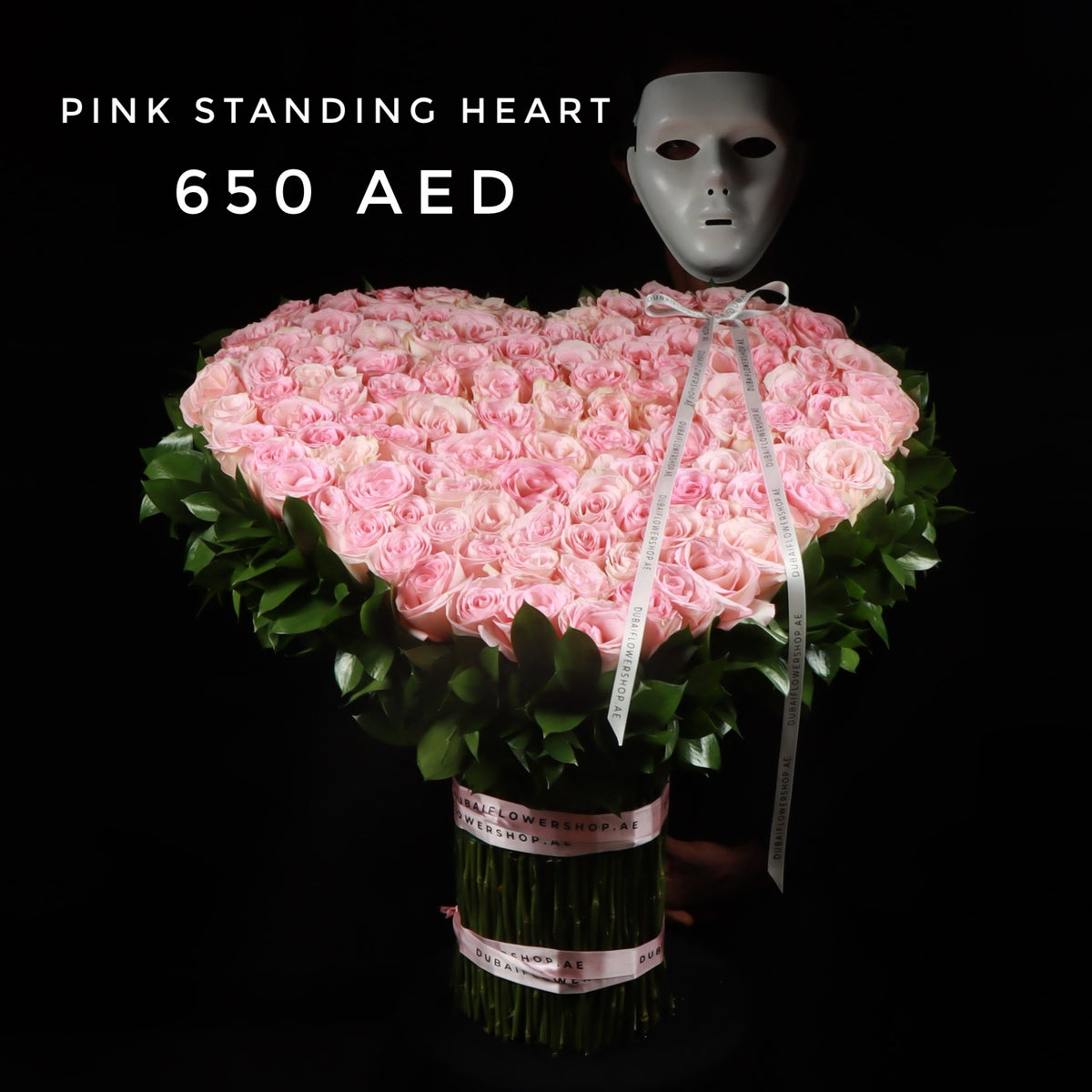 Pink Standing Heart Main image