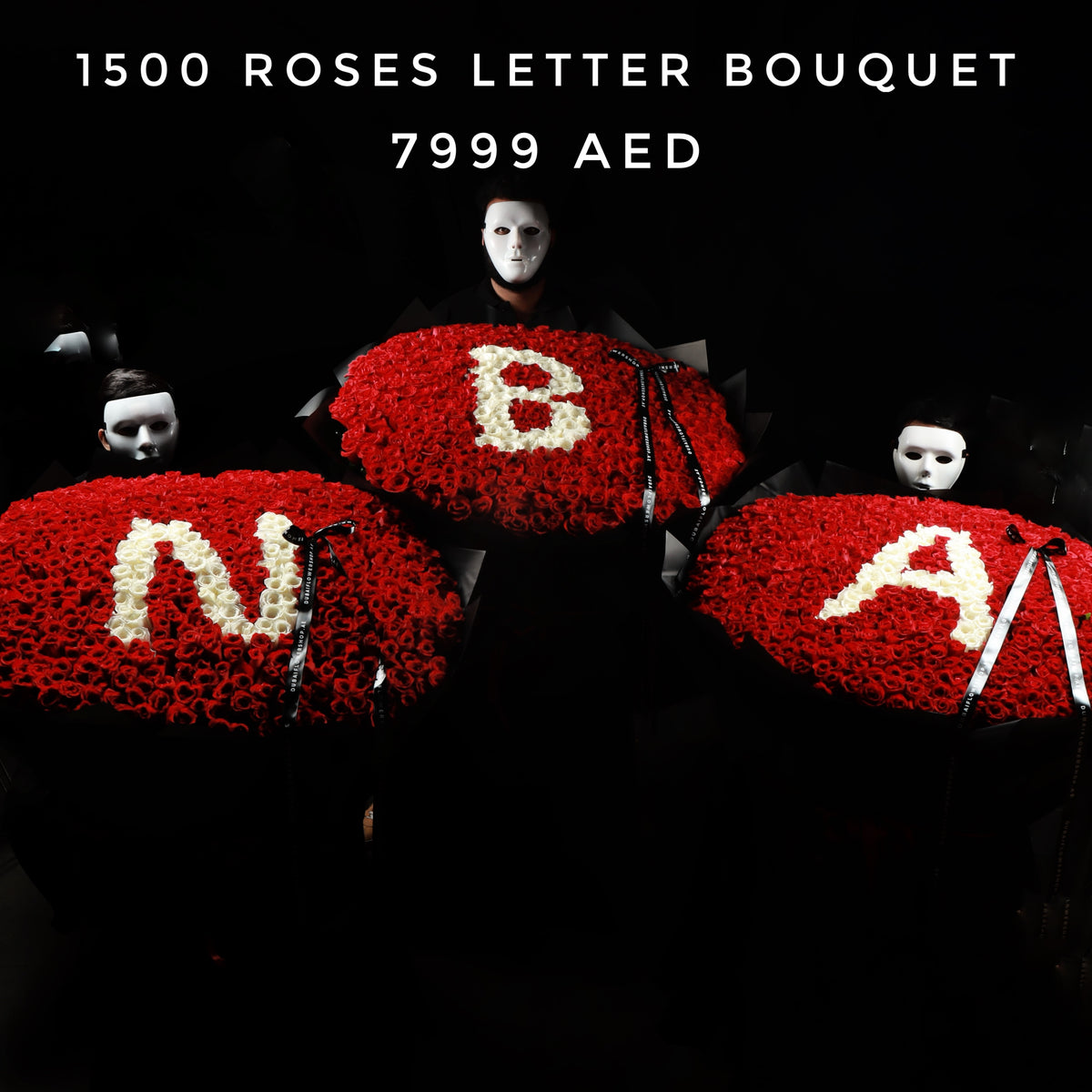 1500 Roses Letter Bouquet Main image