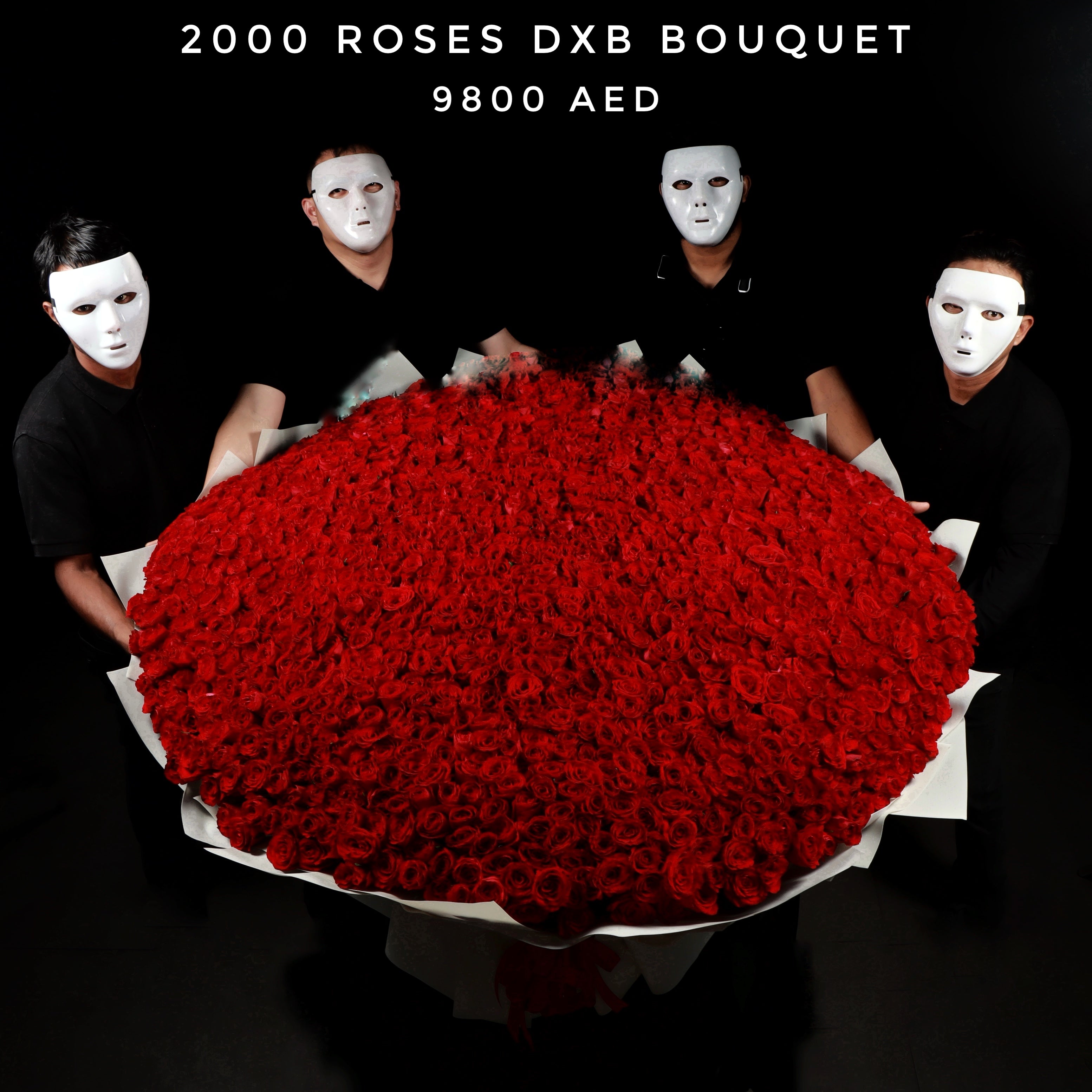 2000 Roses DXB Bouquet Main image