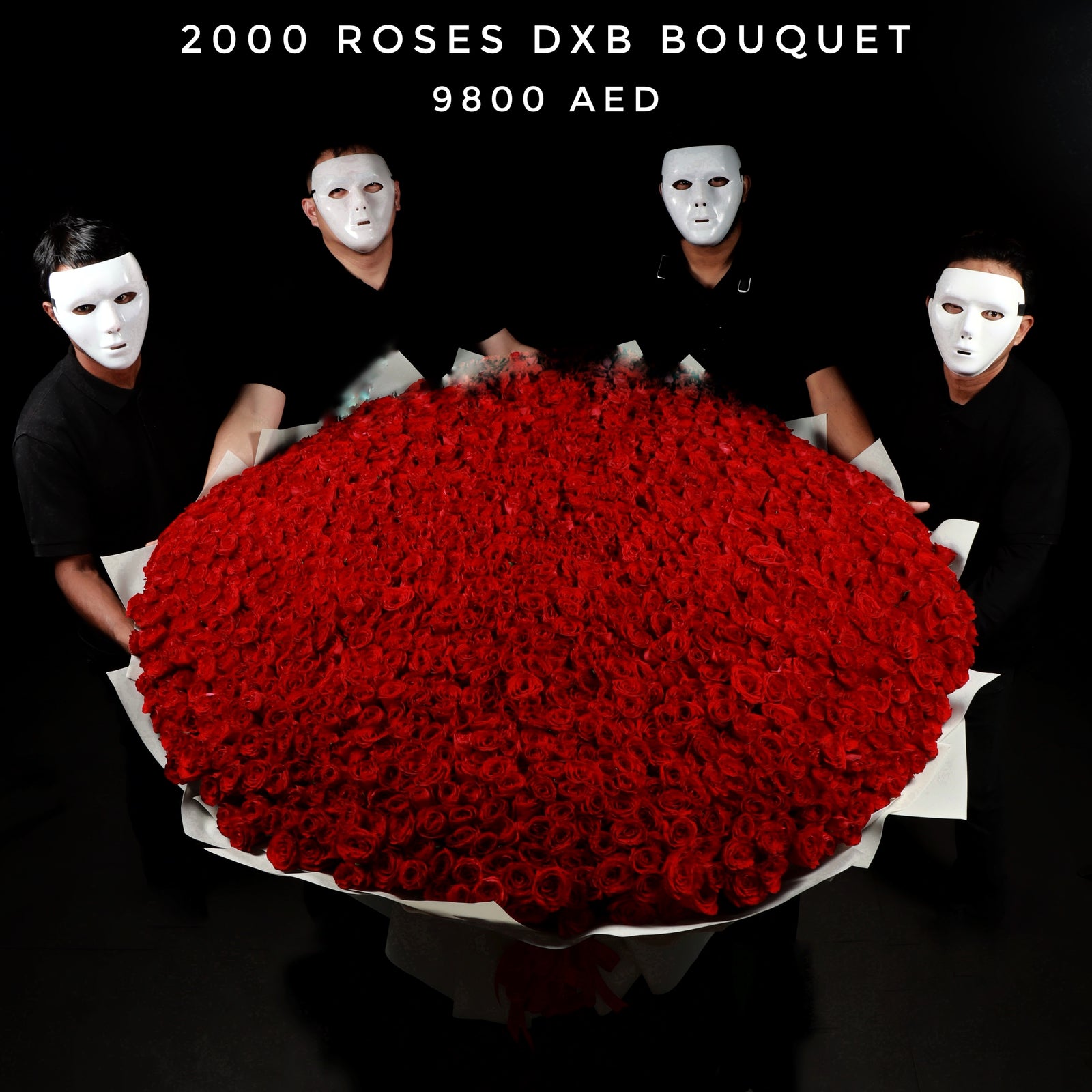 2000 Roses DXB Bouquet