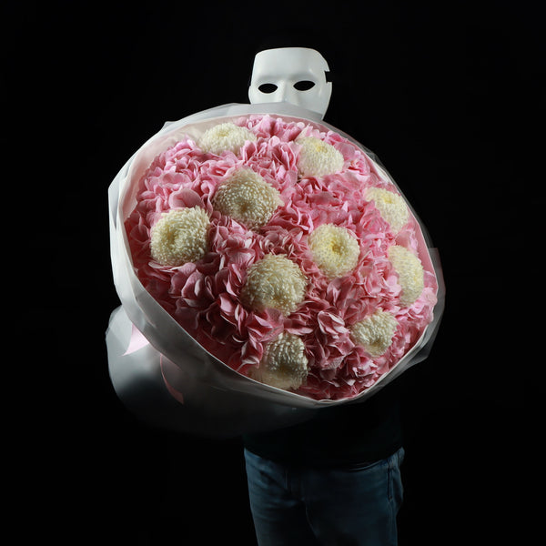 Pink Hydrangea and Deco