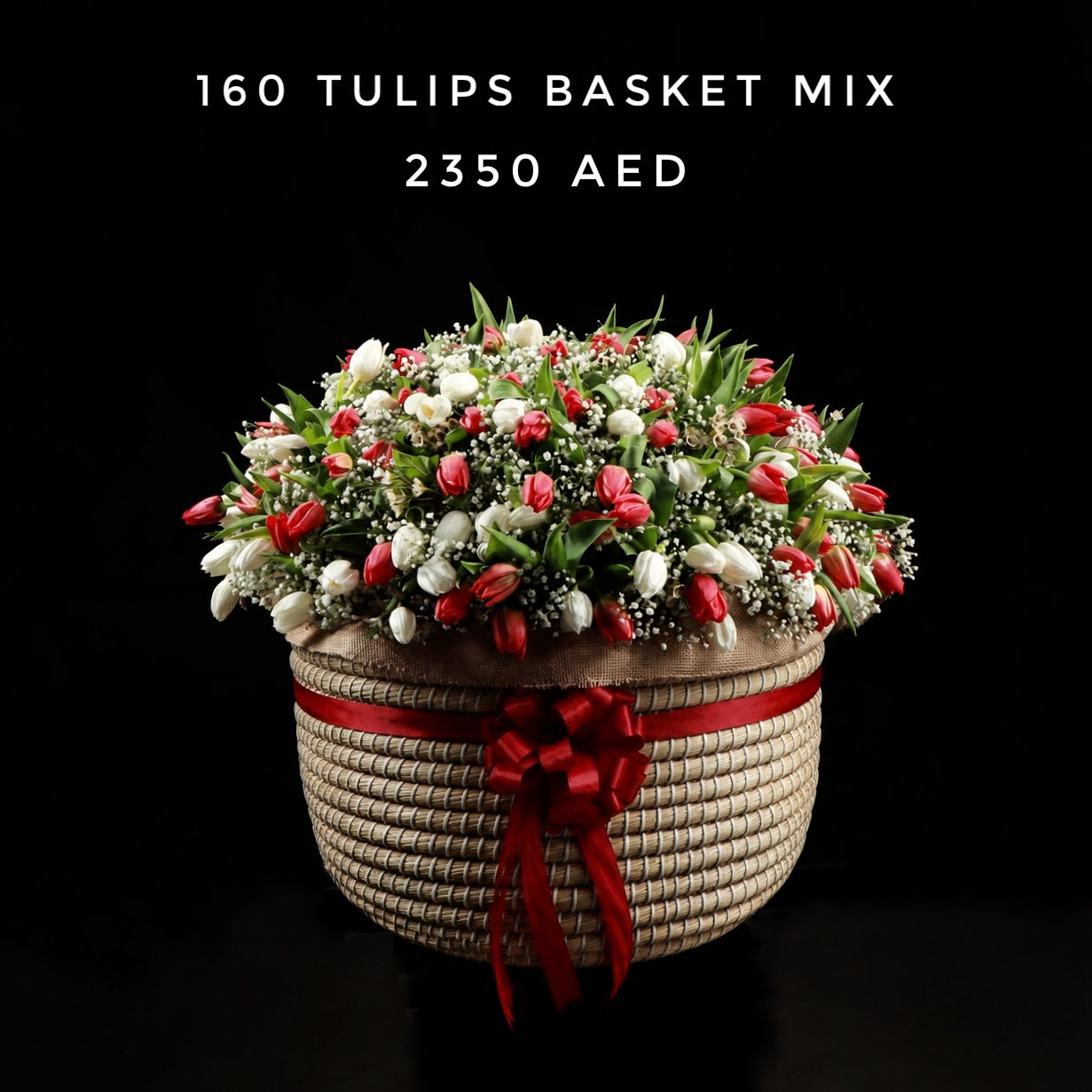 160 Tulips Basket Mix