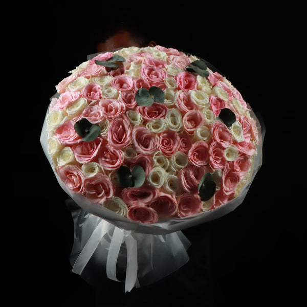 120 Mix Roses bouquet