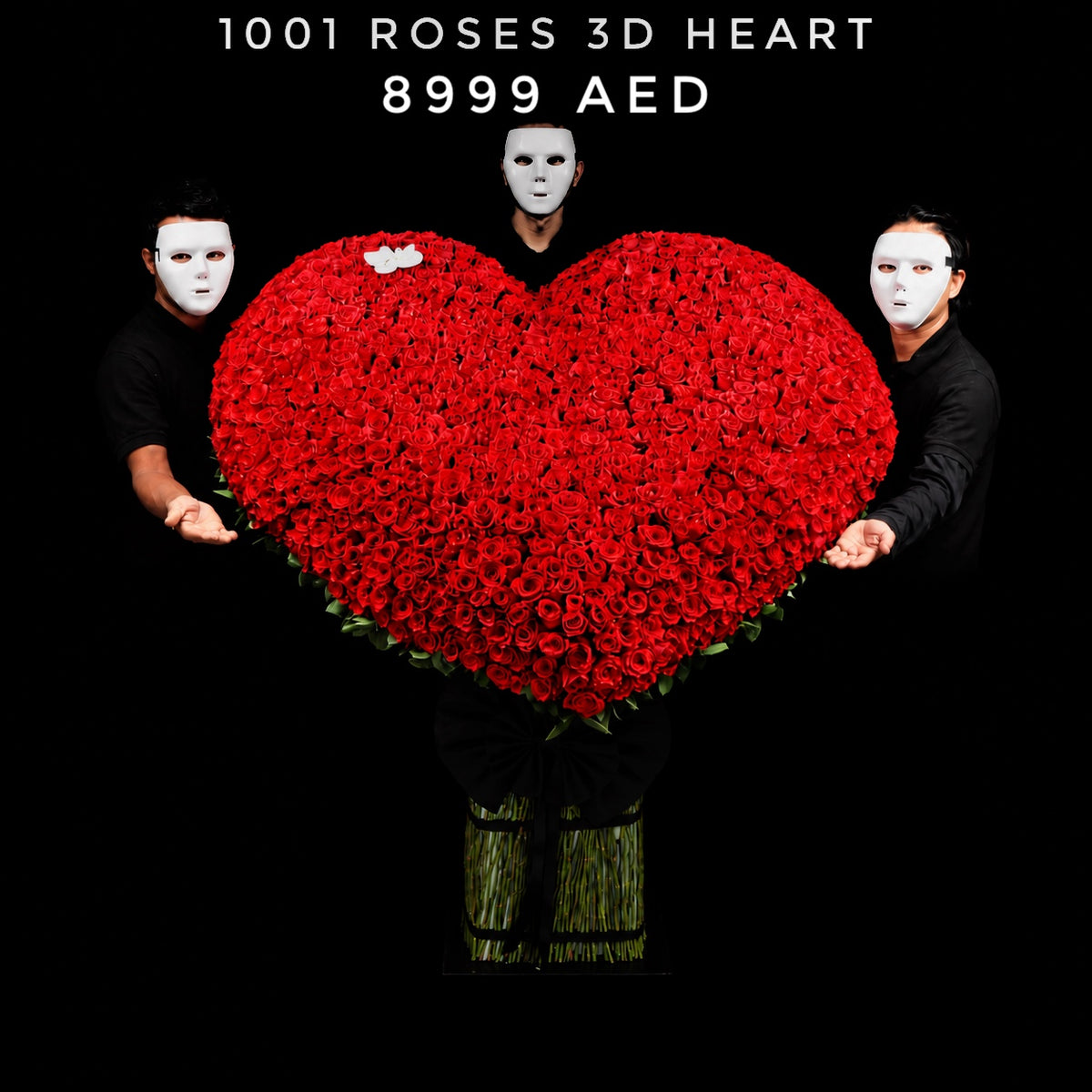 1001 Roses 3D Heart Main image