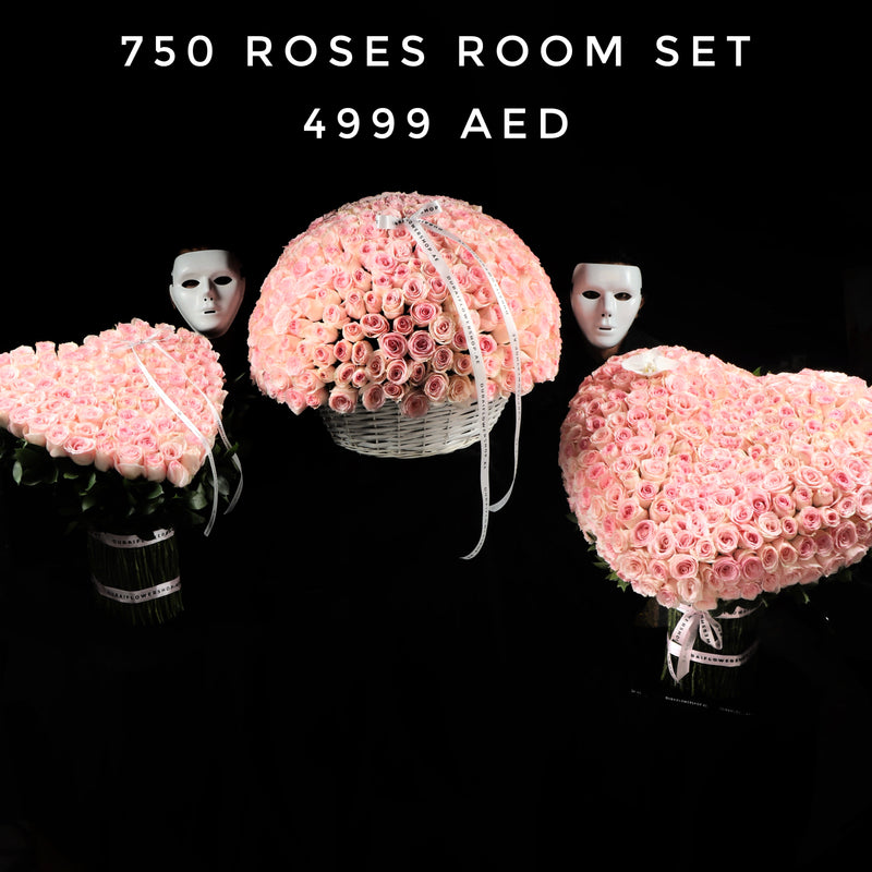 750 Roses Room Set