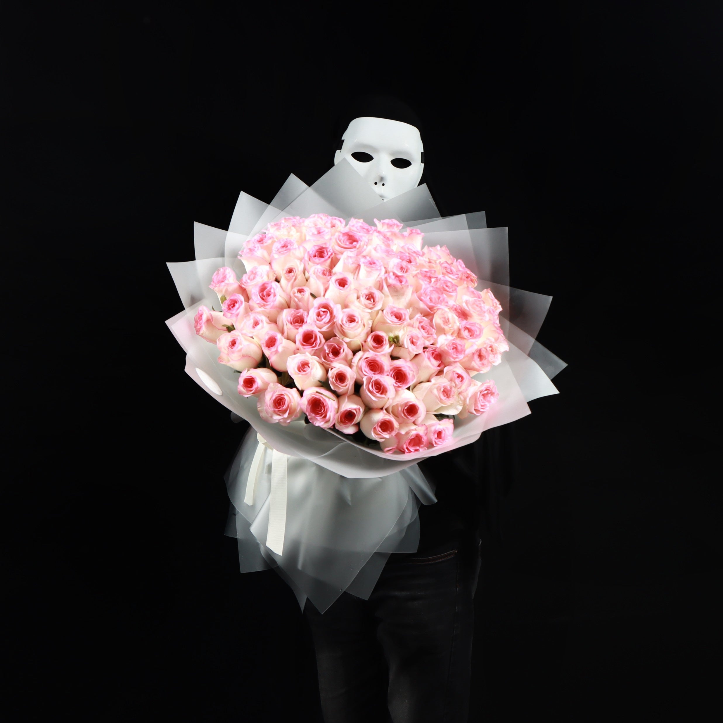 100 Doublecolor Roses Main image
