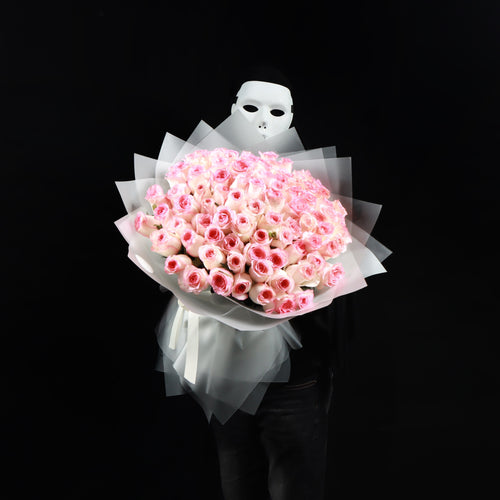 100 Doublecolor Roses