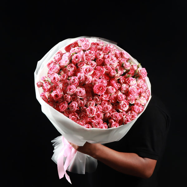 Firework Spray Rose Bouquet