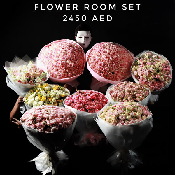 Flower Room Set - 9 Bouquets