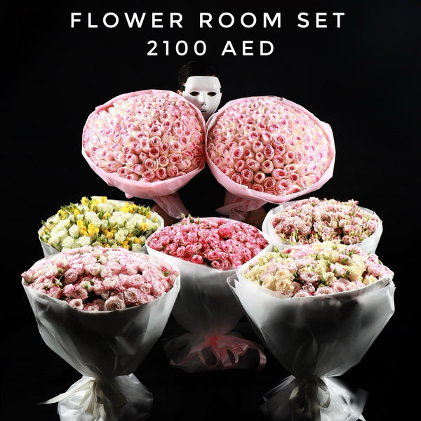 Flower Room Set - 6 Bouquets