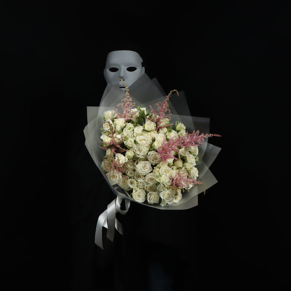 White Spray Roses Bouquet