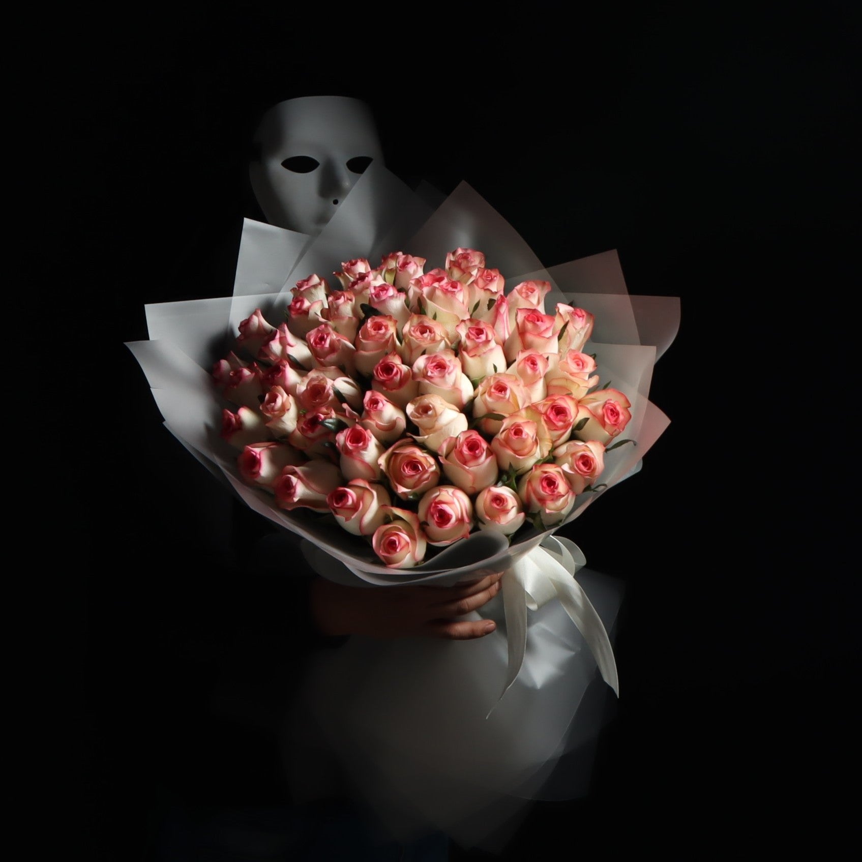 50 Double-Color Roses Bouquet Main image
