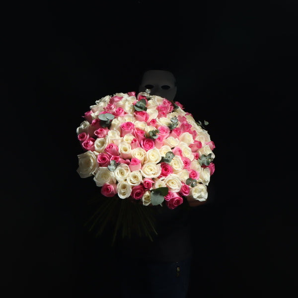 120 Mix Roses Bouquet