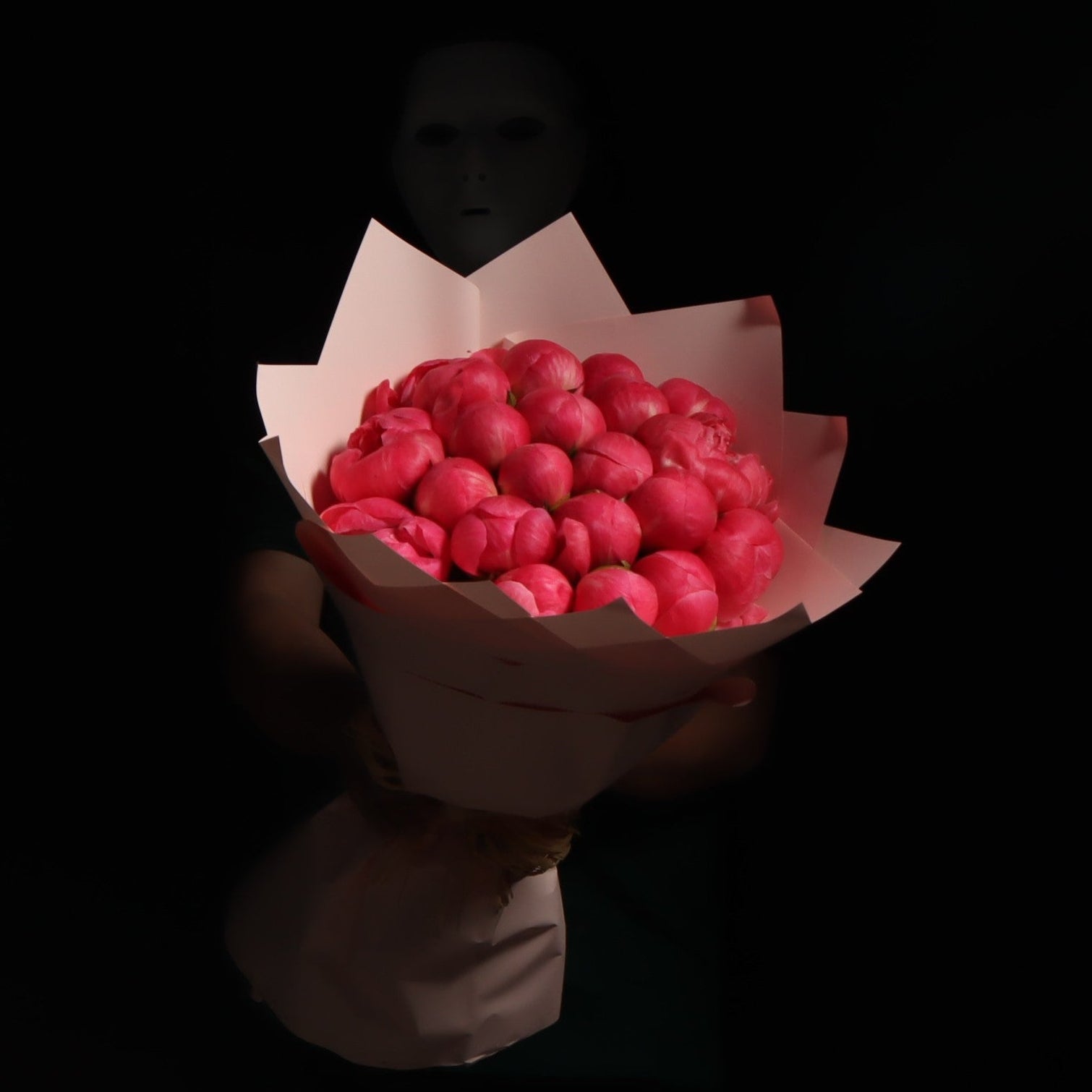 21 Coral Charm Peonies Bouquet Main image