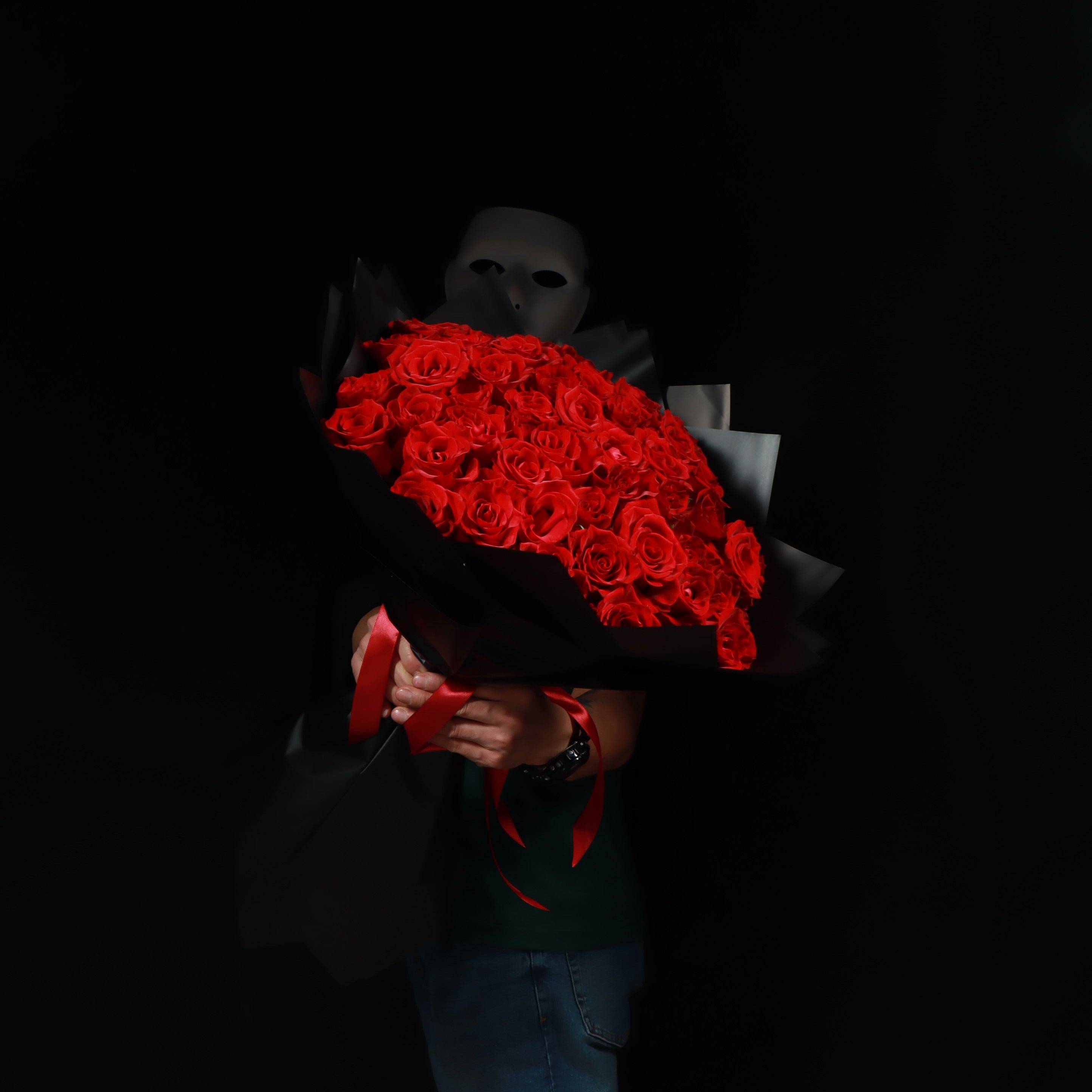 50 Red Roses Bouquet 4