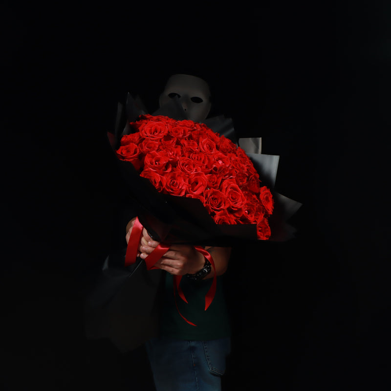 50 Red Roses Bouquet 4