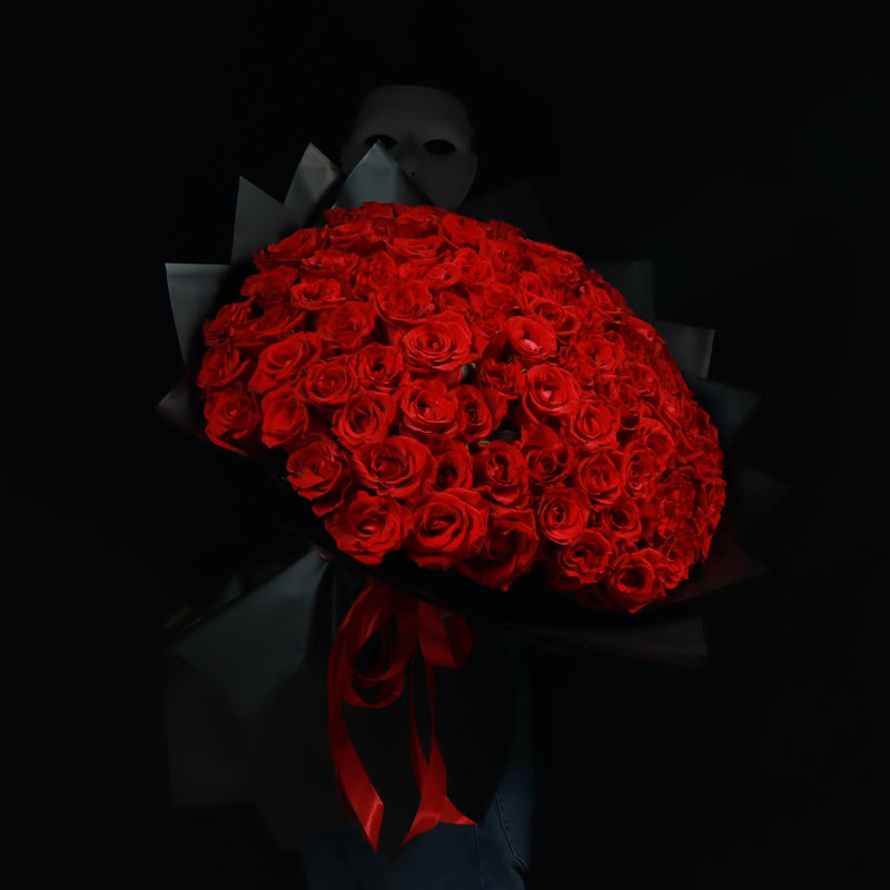100 Red Roses Bouquet 2
