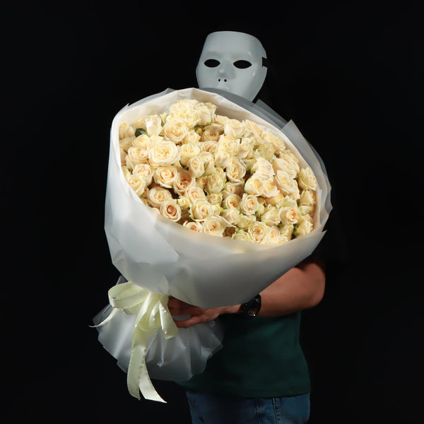 Peach Spray Roses Bouquet