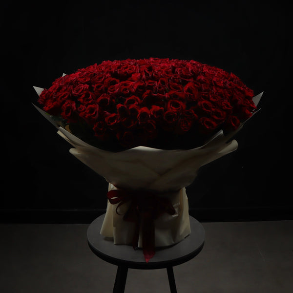 300 Red Roses Bouquet
