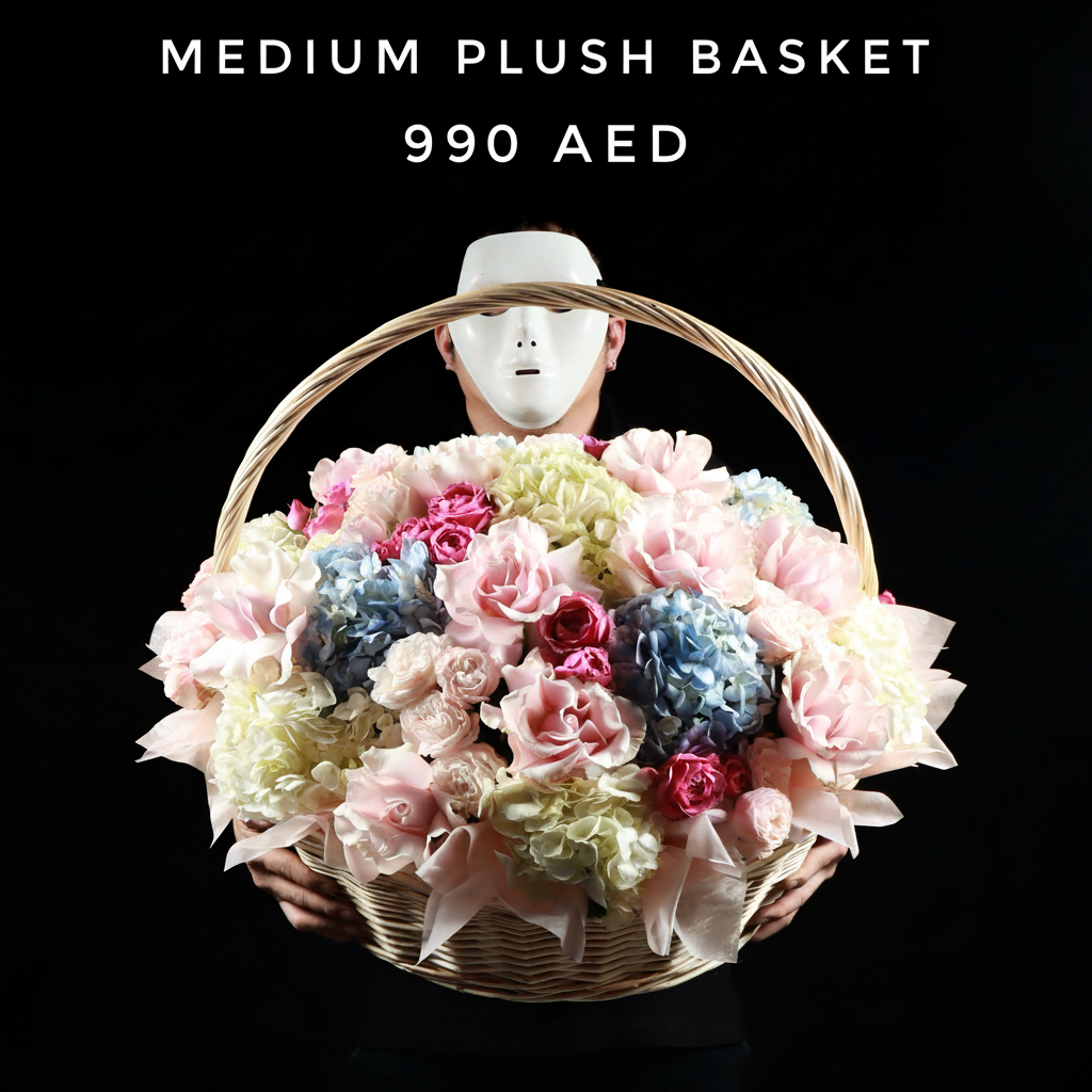 Medium Plush Basket - 990 AED