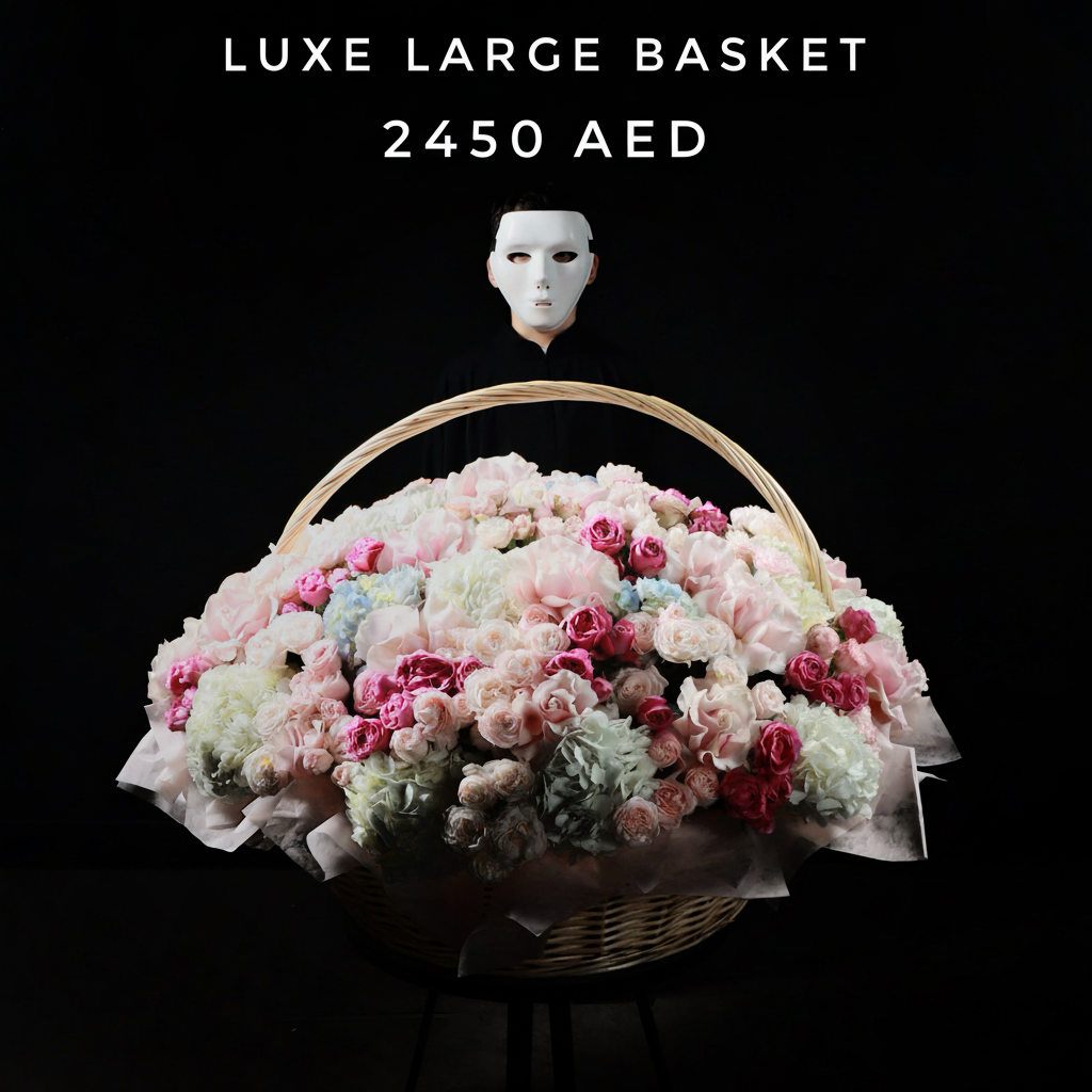 Luxe Large Basket Valentine's Edition - 2450 AED Main image