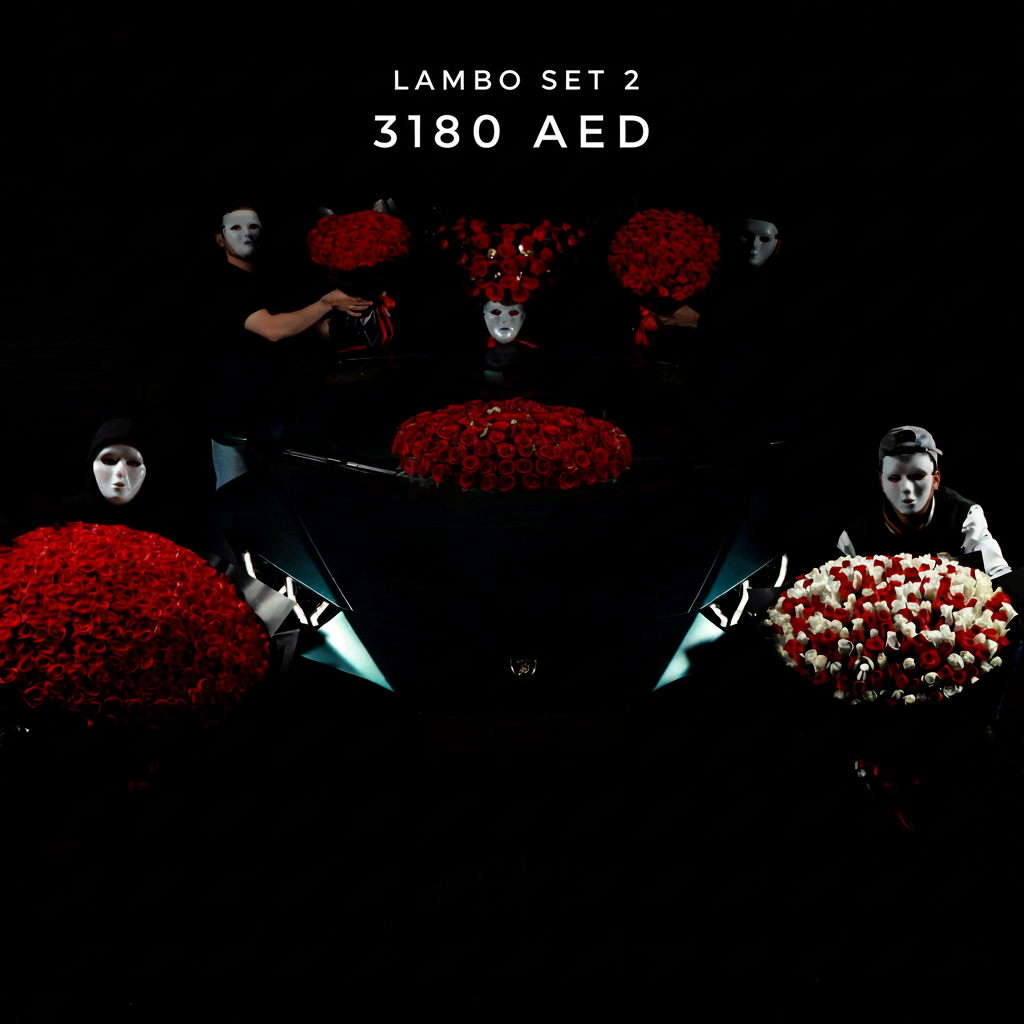 Lambo Set 2 650 Roses