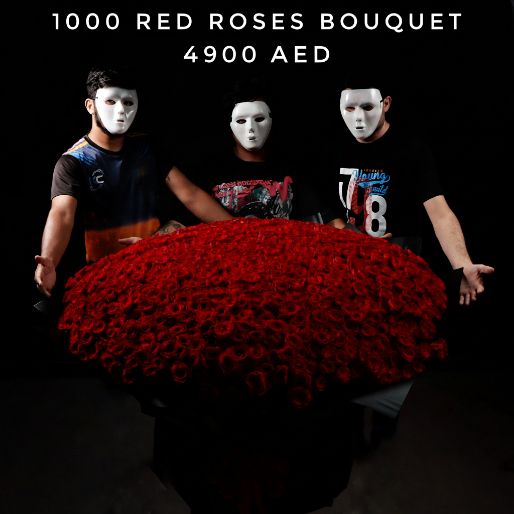 1000 Red Roses Bouquet Main image