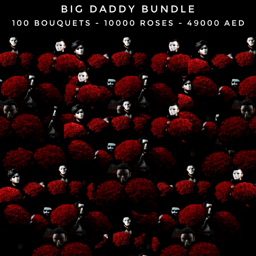 Big Daddy Bundle - 10000 Roses - 100 Bouquets
