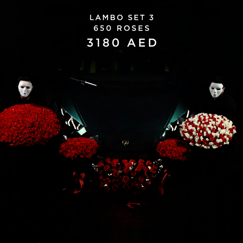 Lambo Set 3 650 Roses