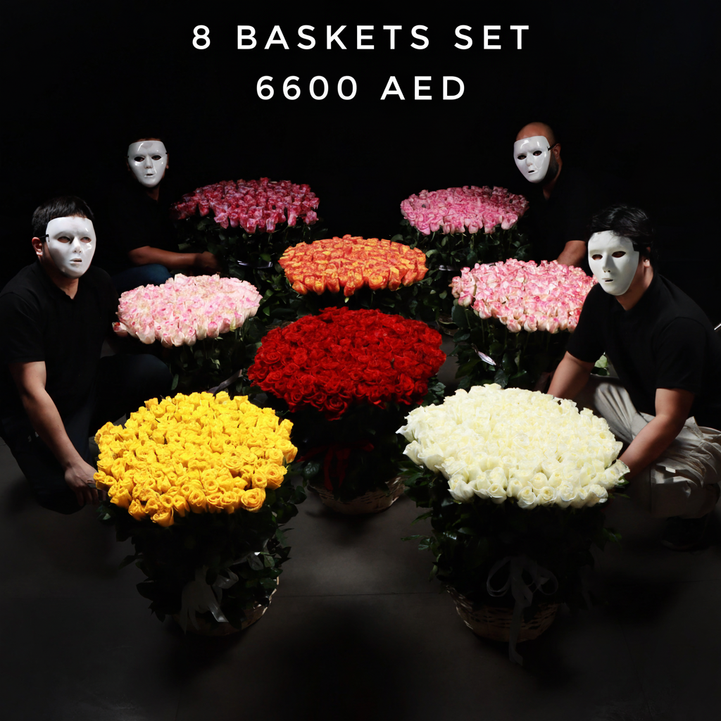 8 Baskets Set Main image