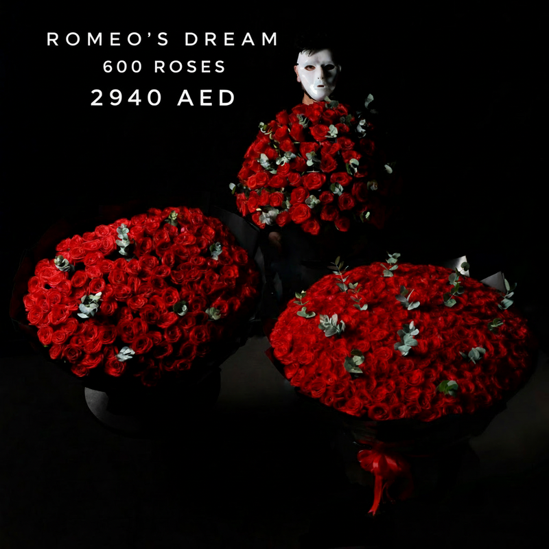 Romeo's Dream 600 Roses - 2940 AED